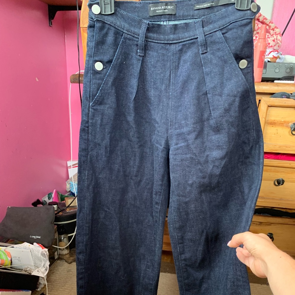 High rise boot cut/flare jeans💙🦋